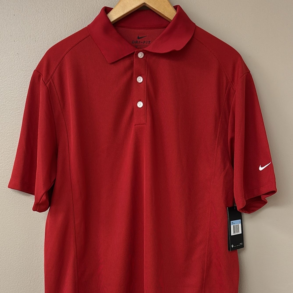 Nike Men's Bold Red Polo Shirt
